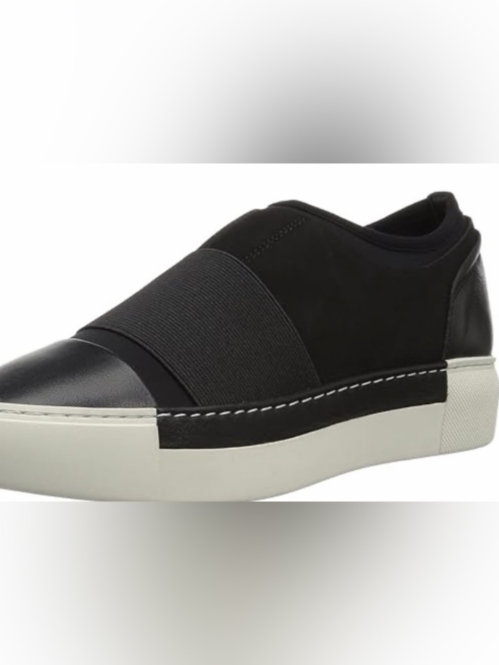 J SLIDES Black Slip-On Athletic Sneakers